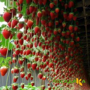 Клубника ампельная Анастасия купить по цене от 370р. в интернет-магазине «Посадика» с доставкой почтой в в Усманье и по всей России – [изображение №1].